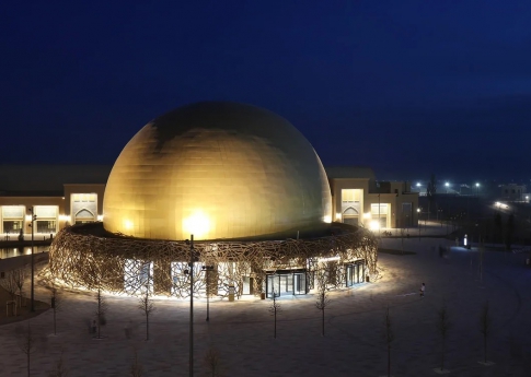 The very first flying theater to open in Central Asia, built by Brogent